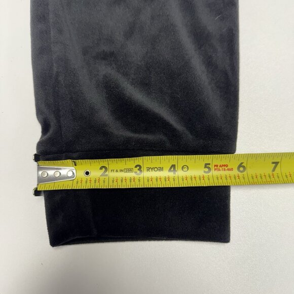 Y2K Style Velour Pants Womens Small Black 'Bite Me' Rhinestones Casual (25x28.5) - Picture 13 of 13